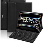 Etui clavier pour ipad pro 13 pouces (m4 / m5) 2024 / 2025 avec fente pour styloazerty fran�ais bluetooth ...
