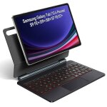 �tui clavier magn�tique pour samsung galaxy tab s10 + / s9 + / s9 fe + / s8 + / s7 + / s7 fe 12. 4 azerty ...