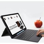 tui de clavier - roofei - galaxy tab s8 + / s7 fe / s7 plus - rtroclair - trackpad - qwertz