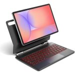 �tui avec clavier pour samsung galaxy tab s10 lite / s10 fe / s9 fe 5g 109 s11 / s9 11 r�tro�clairage ...