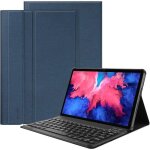 tui clavier pour tablette lenovo tab p11 plus 11 pouces[franais azerty]housse en cuir pu avec clavier ...