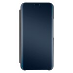 �tui clear view samsung galaxy s22 avec clapet miroir support vid�o noir - avizar - rigide - synth�tique ...