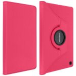 �tui galaxy tab a7 10. 4 2020 - avizar - housse fonction support rotatif 360� - fuschia rose