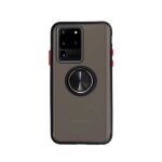 Coque pour samsung galaxy note 20 ultra support rotatif anneau bumper silicone noir - kaeesi® Coque pour samsung galaxy note 20 ultra support rotatif anneau bumper silicone noir - kaeesi®