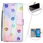 Etui housse t�l�phone en cuir pour xiaomi redmi note 10 5g - rose - fente pour cartes et argent - gouttes ...