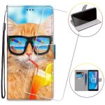 Etui housse t�l�phone � rabat pour oppo a53 4g - oppo - chat d�t� - jaune - souple et lisse