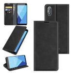 Etui housse wiko y51 noir en pu cuir avec protection antichoc support fonction pochette tlphone wiko ...