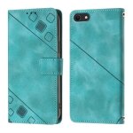 Etui pour iphone 7 - 8 - se 2020 4. 7 - housse cuir pu portefeuille - vert