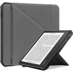 Etui pour kobo libre 2 avec support housse coque pour libre 2 kobo - gris