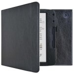 Étui de liseuse portefeuille en cuir végan kobo libra colour / tolino vision color noir imoshion Étui de liseuse portefeuille en cuir végan kobo libra colour / tolino vision color noir imoshion