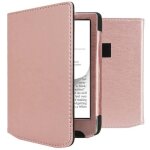 Étui de liseuse portefeuille en cuir végan pocketbook verse / verse pro / vivlio light / light hd rose ... Étui de liseuse portefeuille en cuir végan pocketbook verse / verse pro / vivlio light / light hd rose ...