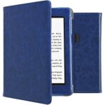 Étui de liseuse portefeuille en cuir végan amazon kindle paperwhite 4 bleu foncé imoshion Étui de liseuse portefeuille en cuir végan amazon kindle paperwhite 4 bleu foncé imoshion
