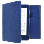 Étui de liseuse portefeuille en cuir végan kobo nia bleu foncé imoshion Étui de liseuse portefeuille en cuir végan kobo nia bleu foncé imoshion