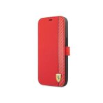 �tui livre ferrari pour iphone 13 mini 54 bande carbone avec protection