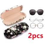 tui  lunettes - myope - floral - coque rigide - portable - dames