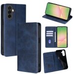 Etui portefeuille bleu samsung galaxy a57 5g - housse pochette protection case