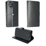 �tui portefeuille caseroxx pour crosscall core - m6 en cuir artificiel avec porte - cartes ? noir