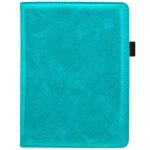 Etui portefeuille luxe unie liseuse kobo aura h2o edition 2 turquoise imoshion