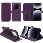 Etui portefeuille violet xiaomi redmi note 15 5g - housse pochette protection case