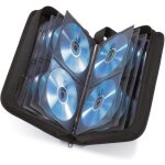 Etui de rangement cd pochette pour 80 cd / dvd / blu - ray classeur de rangement tuis de transport gain ...