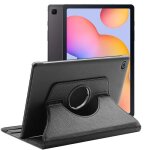 Etui rotatif en simili cuir pour tablette samsung galaxy tab s6 lite 10. 4 sm - p610 sm - p615 - noir ...