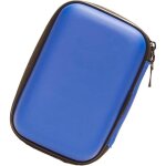 Etui sac housse pochette case antichoc zipp pour disque durs externes - bleu