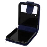 �tui samsung galaxy z flip 4 clapet avec languette magn�tique bleu nuit
