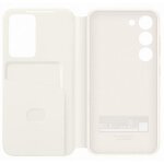 Coque et étui téléphone mobile samsung etui smart view avec porte - carte s23 blanc Coque et étui téléphone mobile samsung etui smart view avec porte - carte s23 blanc