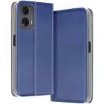 tui pour smartphone - motorola - moto g24 g04 g04s - cuir vegan - clapet magntique - support intgr ...