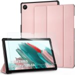 �tui tablette - coque compatible avec samsung galaxy tab a8 10. 5 2021 fin �tui avec verre tremp� avec ...