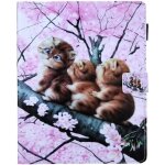 �tui tablette - pochette pour tablette 8 pouces universel ultra mince animaux chat brun antichoc 360 ...