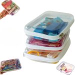 tuis  fermeture clair - transparent - 203x127x51cm - pvc de haute qualit - rangement polyvalent