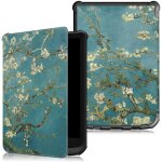Housse coque - vivlio - touch lux 5 / 4 / hd - noir - printemps - support et sommeil automatique