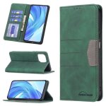 Etui xiaomi mi 11 lite 5g housse antichoc avec boucle magn�tique cach�e - vert
