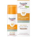 Huile solaire - eucerin - protection oil control spf50 + - non gras - tinted medium - 50 ml