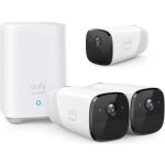 Eufy - kit 3 caméras de surveillance + 1 base - eufycam2 pro 2 Eufy - kit 3 caméras de surveillance + 1 base - eufycam2 pro 2