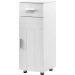 Eugad meuble salle de bain armoire de rangement meuble d?appoint pour entre salon chambre 30x30x80cm ...