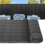 Eulenke canisse pvc pour jardin balcon terrasse balcon cl�ture brise - vent stores balcon brise vue 300x100cm ...