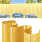 Eulenke canisse pvc pour jardin balcon terrasse balcon cl�ture brise - vent stores balcon brise vue 400x100cmb ...