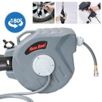 Eulenke enrouleur de tuyau � air comprim� pr�t � l?emploi ? rembobinage fluide support mural amovible ...