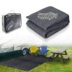Eulenke tapis de camping ext�rieur 250x350cmtapis de sol l�ger et respirant pour camping - car bleu arceau ...