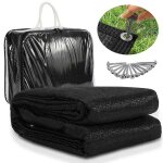 Eulenke tapis de camping ext�rieur 300x400cmtapis de sol l�ger et respirant pour camping - car noir arceau ...