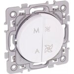Eurohm - interrupteur vmc 2 vitesses blanc square (60225)