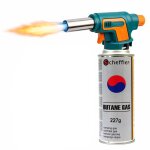 Eurocatch chalumeau � gaz 1300�c - allumage �lectrique - flamme r�glable - cartouche butane 227g incluse ...