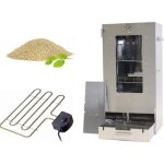 Ensemble fumoir magnum avec spirale lectrique - thermostat - smoke moth - eurocatch