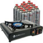 Cuisinière à gaz - eurocatch - modèle portable - 2500 w - allumage piézo - 16 cartouches incluses Cuisinière à gaz - eurocatch - modèle portable - 2500 w - allumage piézo - 16 cartouches incluses