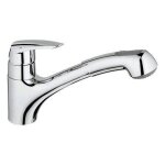 Mitigeur - grohe - eurodisc - chrom - douchette extractible - monotrou