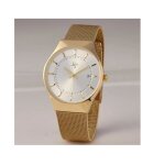 Montre - eurotops - milanaise gold - couleur dor� - bracelet m�tal - style chic