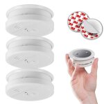 Lot de 3 détecteurs de fumée nf avec supports aimantés de fixation Lot de 3 détecteurs de fumée nf avec supports aimantés de fixation