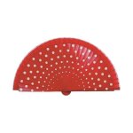 Eventail tissu rouge espagnol